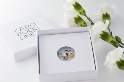 Pozłacany naszyjnik - nieskończoność i serce celebrytki - obrazek 2