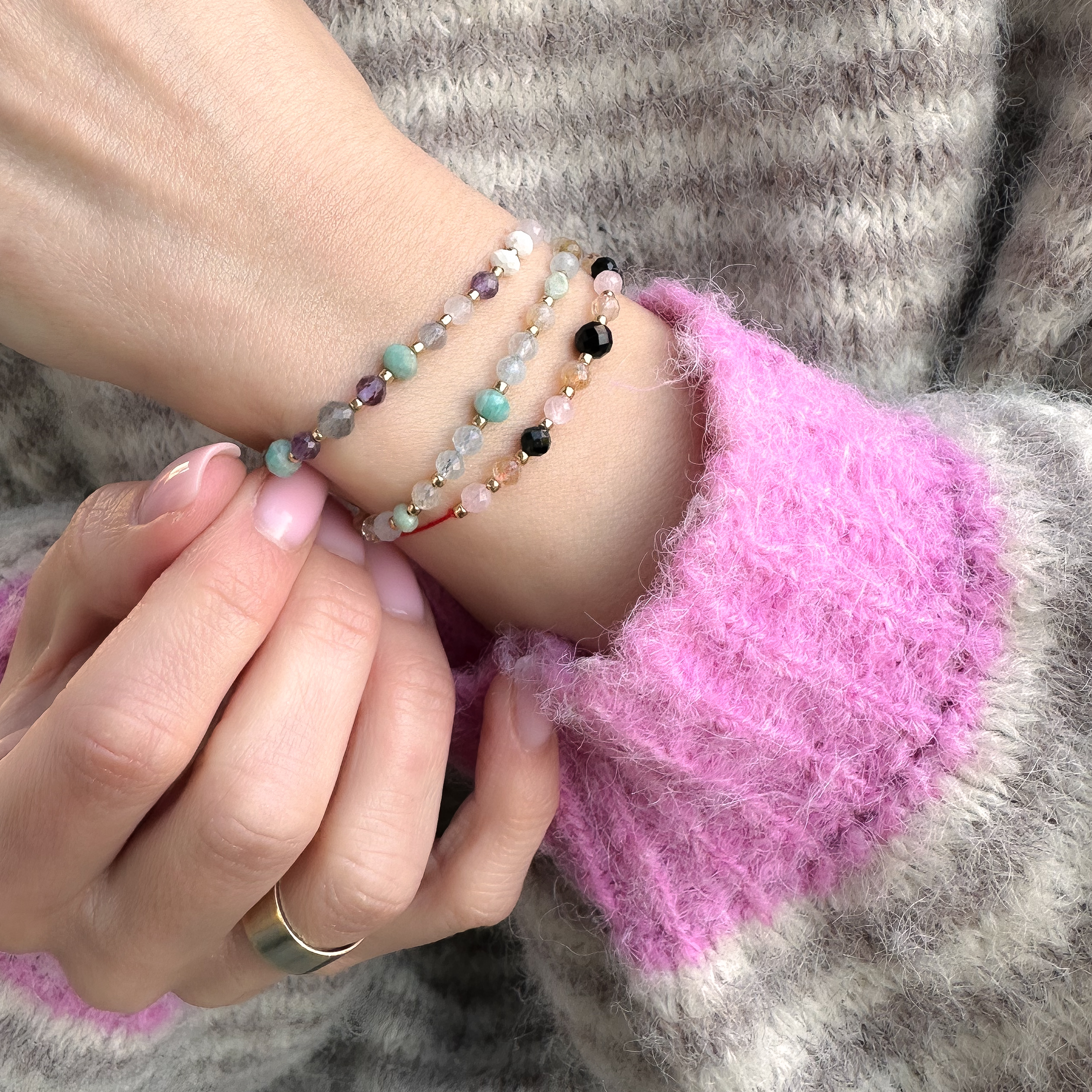 "MASZ TĘ MOC" Bransoletka na jedwabnej nici- EDYCJA LIMITOWANA - obrazek 4